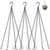 Black 23-Inch Hanging Chain Strap for Flower Pots, Bird Feeders, and Lanterns