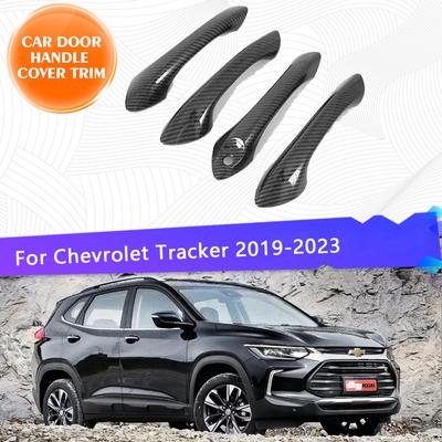 Copri Maniglia Portiera Auto Trim Per Chevrolet Tracker 2022 2023 Set Copri Fibra di Carbonio 4pz Parti Esterne