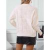 Women's Knitwear Fall/winter Vintage Crewneck Loose Checked Pullover Sweater