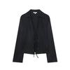 European and American Style, New Women's Clothing, Fashionable, Versatile, Cross-border Casual Suede Effect Lace-up Shirt