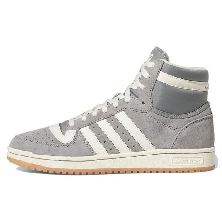 Adidas Originals Top Ten RB Slip Resistant Durable Mid-Top Sneakers Unisex Sneakers Gray White FZ6201