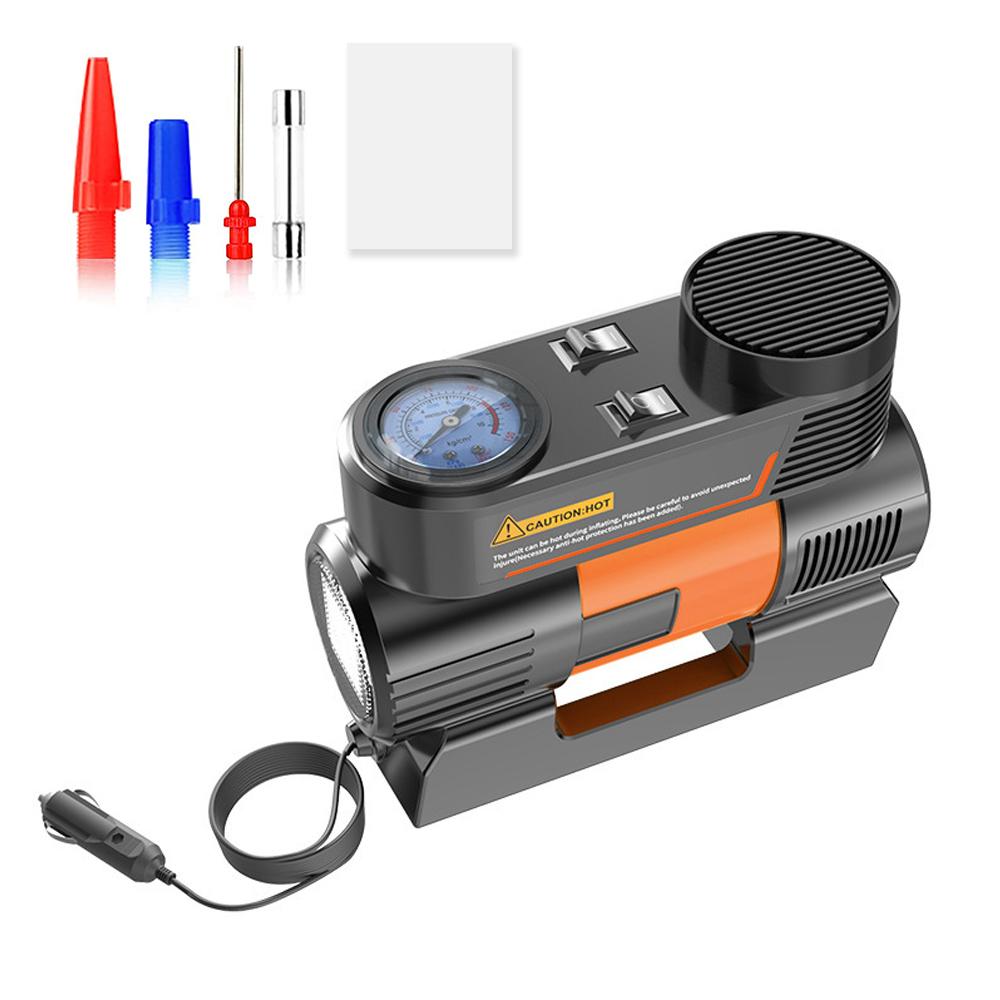 

Портативный автомобильный воздушный компрессор 120 Вт 150 фунтов на квадратный дюйм электрический цифровой дисплей насос для накачивания шин для мотоцикла велосипеда лодки авто шарики для шин