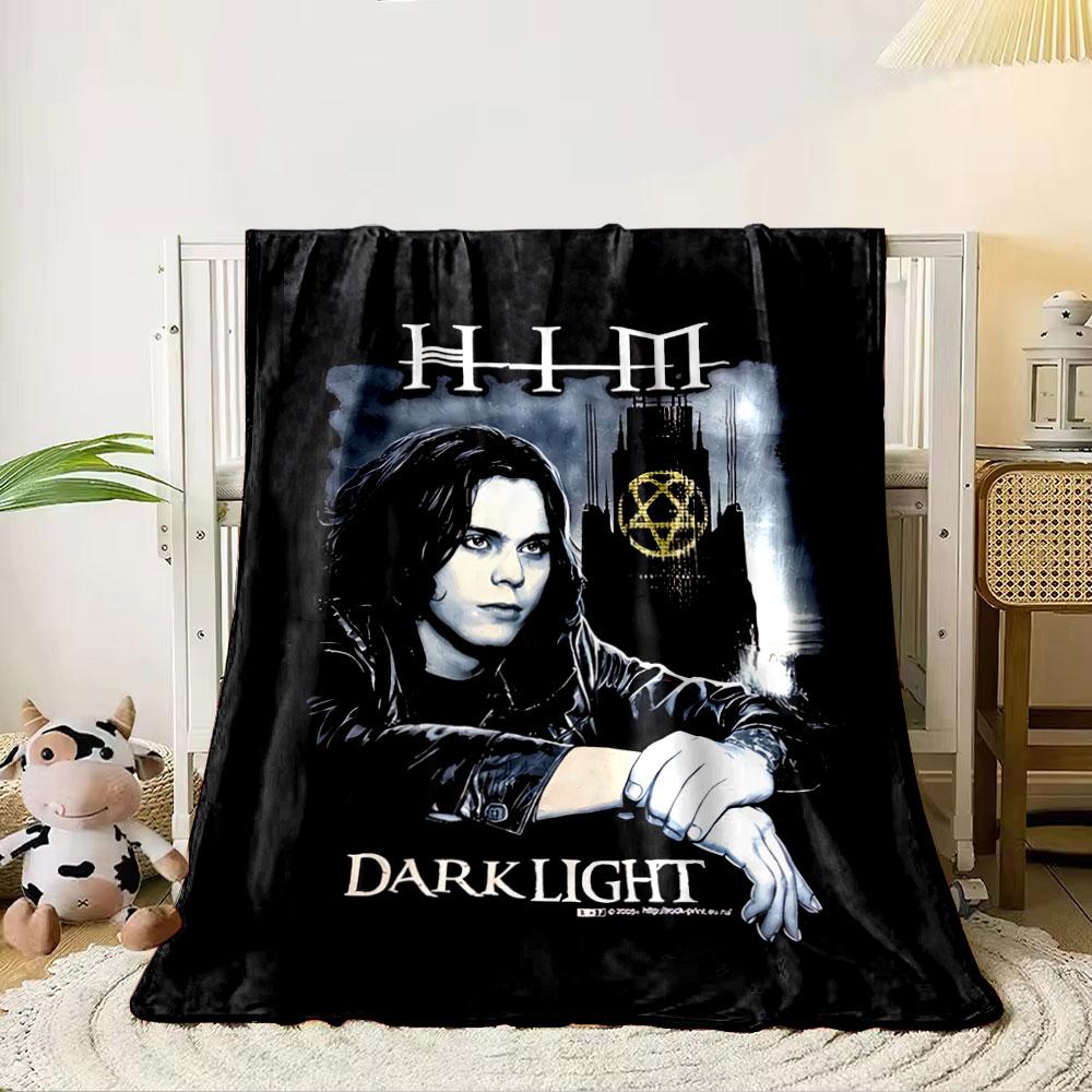 HIM Dark Light Blanket for All Seasons Blanket Lunch Break Throw Gift
