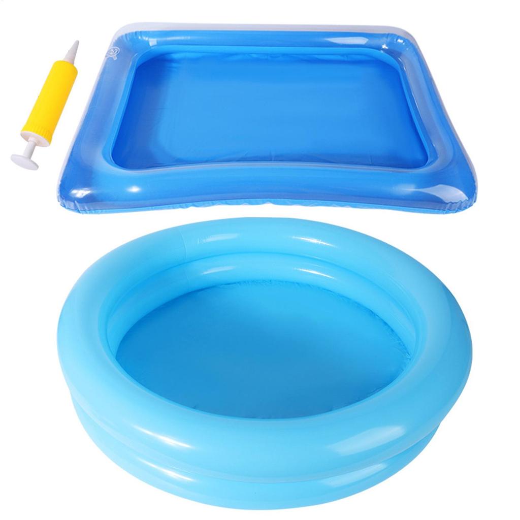 Inflatable Foot Basin Convenient Foot Soaking Bath Pool Foot Bath Water Storage Basin Foot Wash Tub for Pool Entry Ladder
