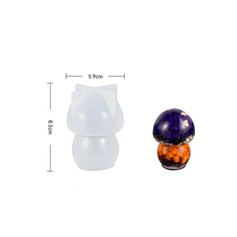 Multi-function Mushroom Storage Boxes Display Epoxy Resin Silicone Molds Making For DIY Aromatherapy Gypsum Mushroom Drip