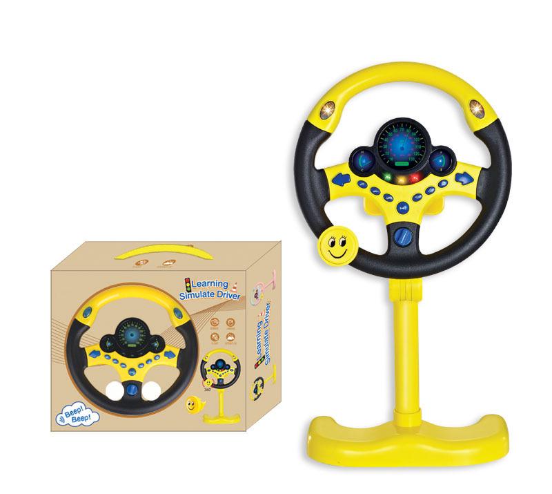Douyin Children's Steering Wheel Toy for Rear Seat Learning and Play