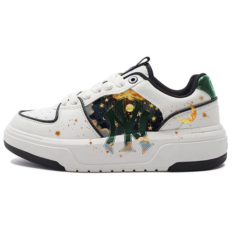 

MLB Chunky Liner Skateboard Shoes Unisex Low top White/Yellow 3ASXCA12N-50WHS(Team56-) 44