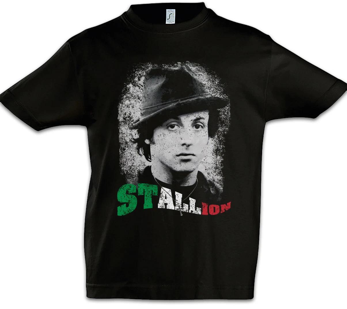 ROCKY STALLION Kids Boys kids boys T-Shirt Boxing Club Italian Balboa Boxer Boxing 100