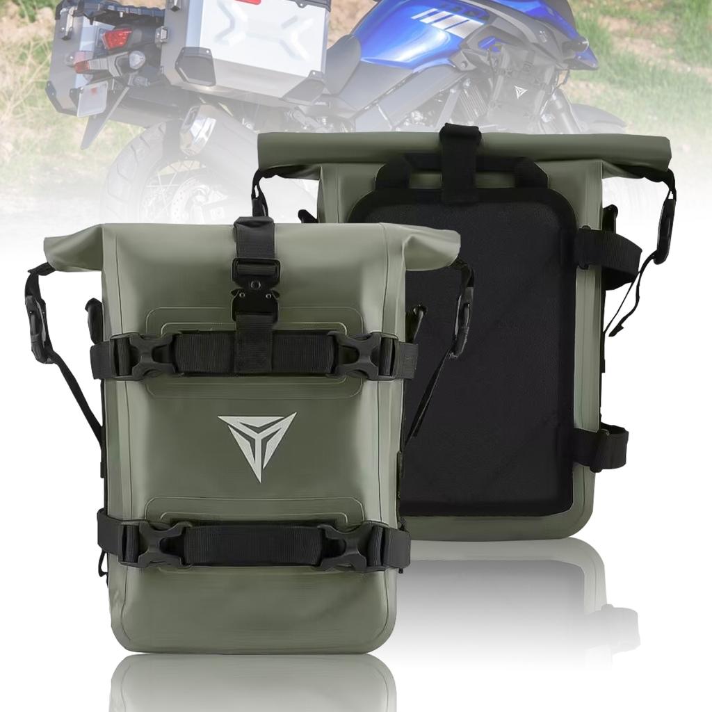 Universal Motorcycle Tool Bags Motorbike Crash Bar Bag Adventure Waterproof Moto Side Backpack Saddlebag 3 Color