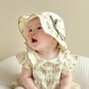 Cute Bucket Baby Hat Floral Breathable Thin Cotton Infant Girls Fisherman Cap Casual Travel Toddler Sun Hats Basin Caps