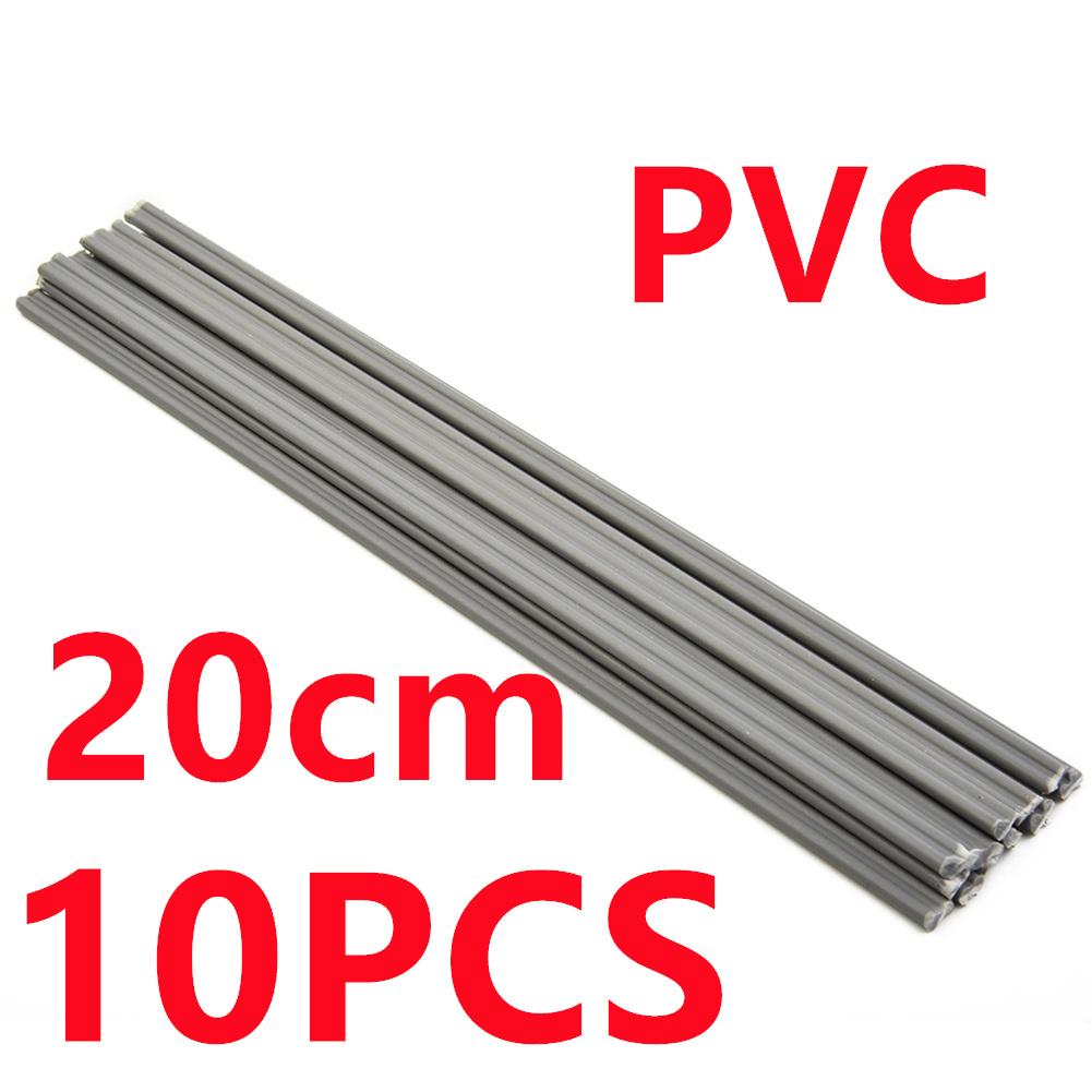 10er Set Kunststoff-Schweißstäbe 20 cm PP/PE/PVC/ABS Polypropylen Schweißstäbe Autostoßstangen Reparaturwerkzeuge Für Kunststoffschweißer