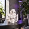 Decorative Ghost Statue Funny Little Ornament, Sexy Bad Halloween Figure, Middle 3D Printed Decor Finger Spooky Tabletop for DIY Painting Home
