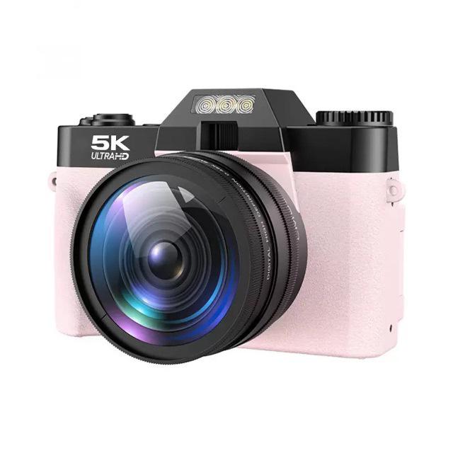 Retro Mirrorless 75MP 5K HD Digital Camera with WiFi