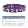 (Lettera Gratuita con Strass Bling)Collare Personalizzato in Pelle per Gatto Cane Collari per Cuccioli per Cani Piccoli Medi Target Nome ID Personalizzato