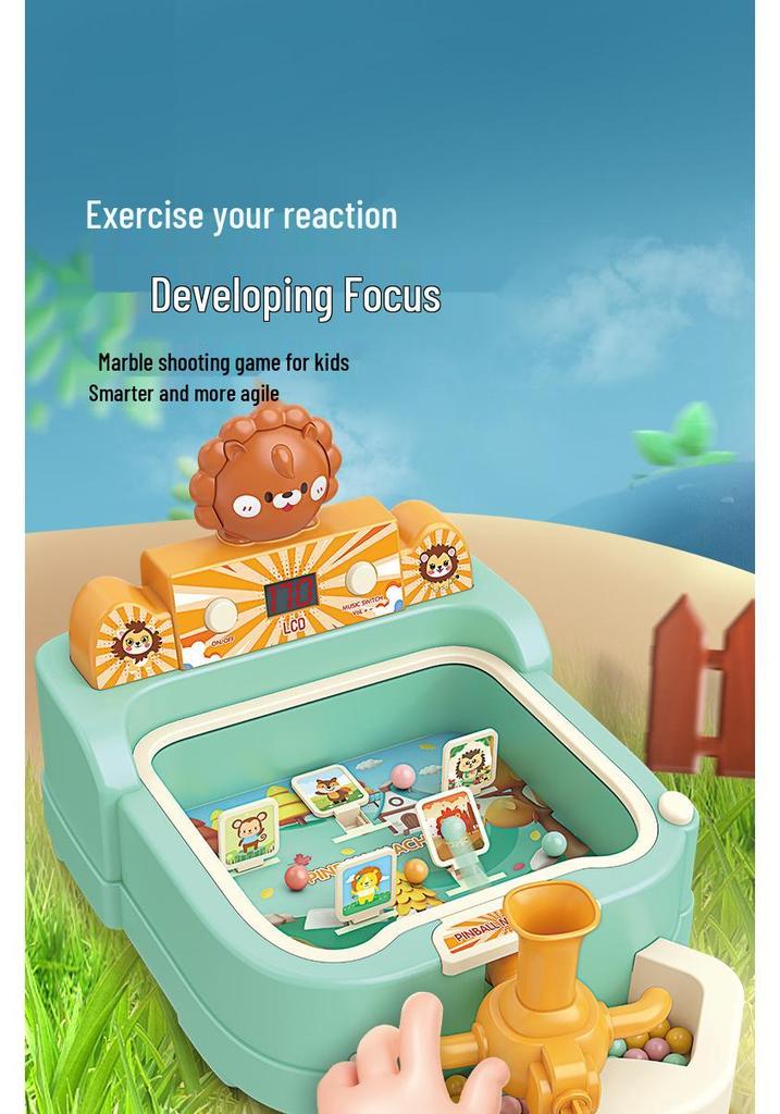 Marble Game Machine for Kids Ages 3 and Up - Improves Attention and Concentration