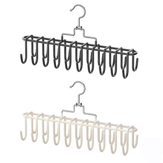 Suspender Hanger Underwear Vest Organizer Hook Strong Load-bearing Multifunctional Wardrobe Hanger with Multiple Hooks