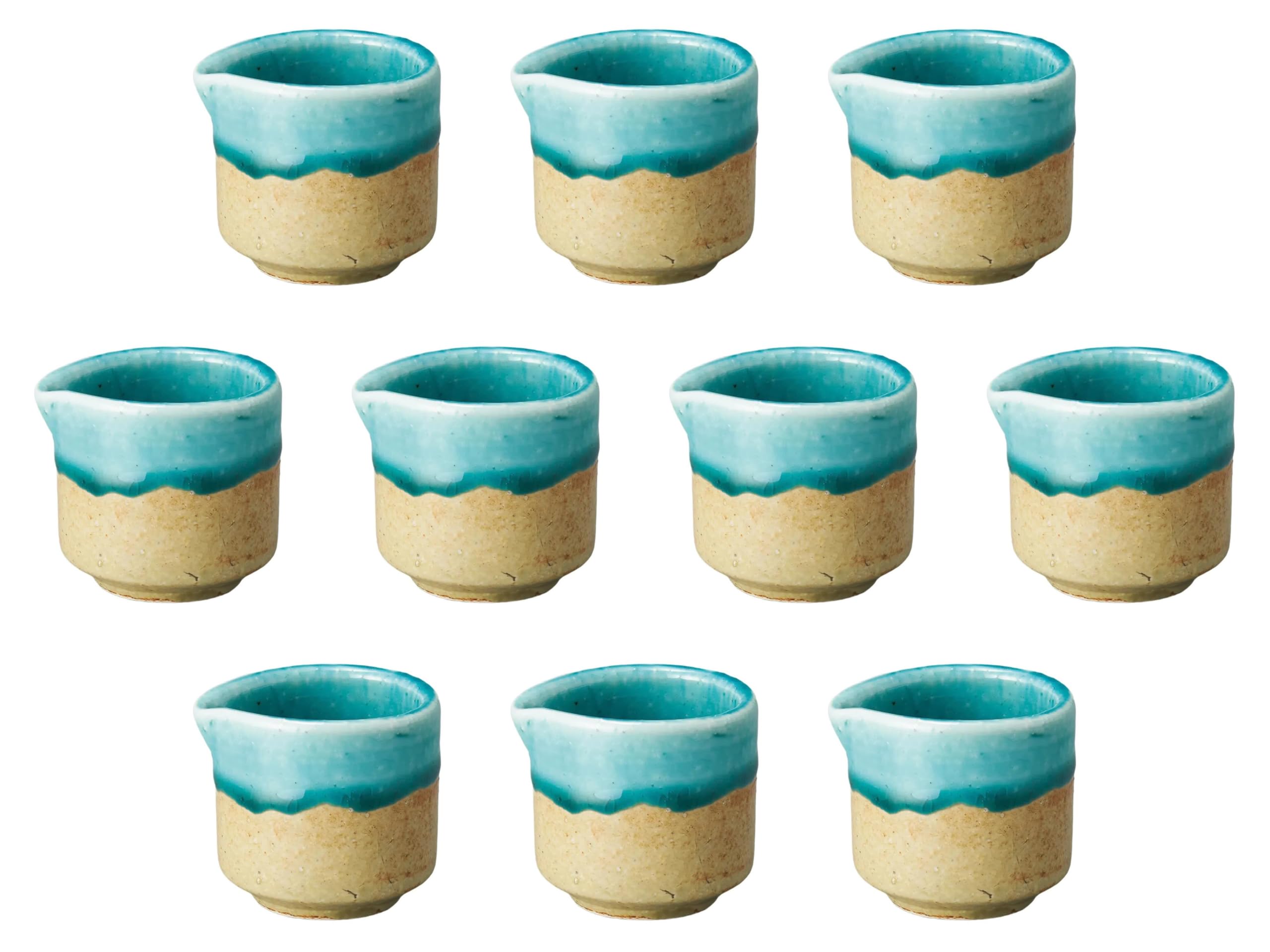 

Set of 10 Small Turkish Pitchers x x cm Western Tableware by Setomonohonpo [4.6 4.3 3.9 (35cc)]