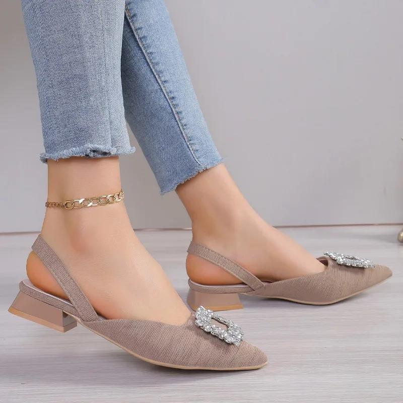 New Women Pointed Toe Designer Shoes Solid Color Knitted Shoes Casual Breathable Ballet Flats Shoes Women Loafers