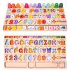 Kids Montessori Educational Wooden Math Toys Children Busy Board Count Shape Colors Match Fishing Puzzle Learning Toys Gifts