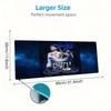Aitana Custom Name Large Size Mouse Pad Large Gaming Table Cushion Non-slip Laptop Tablet Big Mousepad XXL Mat Mini PC Playmat With Lock Edge