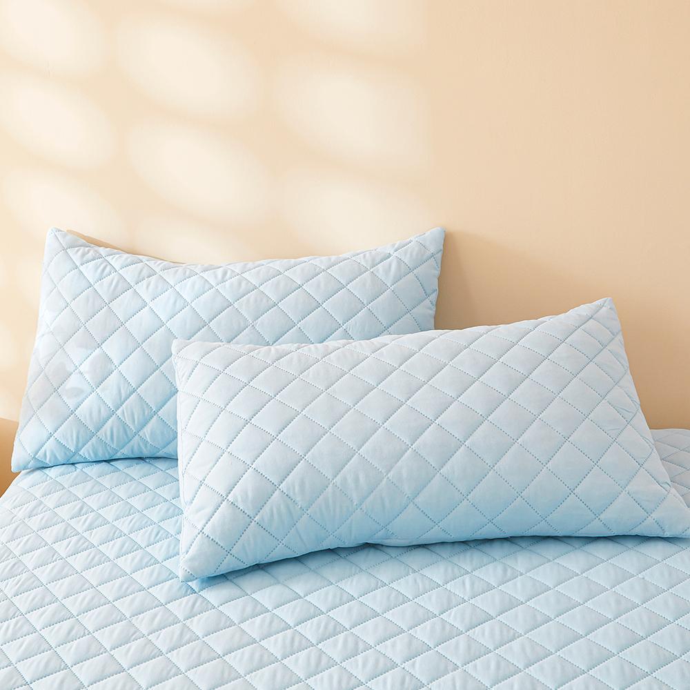 

2 шт. Водонепроницаемые наволочки-конверты, мягкие дышащие наволочки для защиты кровати, 50x75 см, серый/синий/зеленый 50x75cm(20x30in)