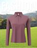 2025 Autumn/Winter Women's Long Sleeve Polo Shirt - Soft, Skin-Friendly, Moisture-Wicking, Heat-Retaining, and Warm-Locking Design