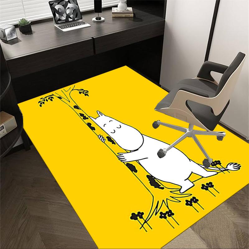 

1PC Moomin Tree Non-Slip Floor Carpet Compatible for Office&Living Room&Dining room - Flat-Weave Machine- Soft & Pattern-E228 60cm by 90cm