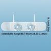Adjustable Air Conditioner Windshield Expandable Wind Direction Baffle  for Home/Office