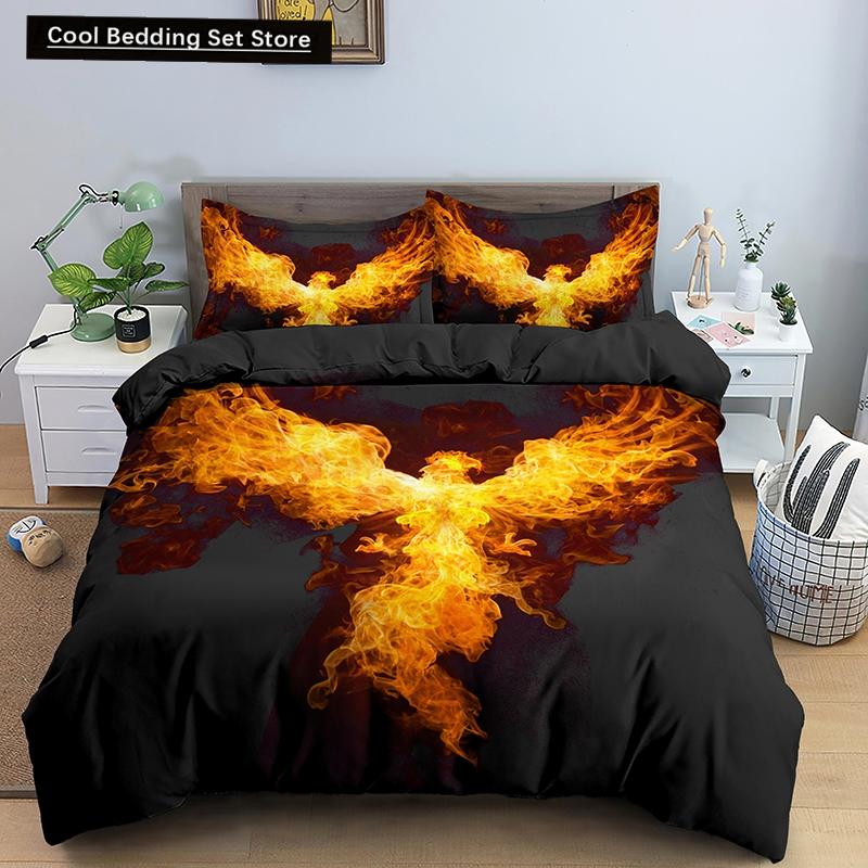

Eagle Duvet Cover Animal Bedding Set Queen King Size For Kids Teens Adults White Black Wildlife 2/3Pcs Polyester Quilt Cover EU Single(135*200cm)3pcs
