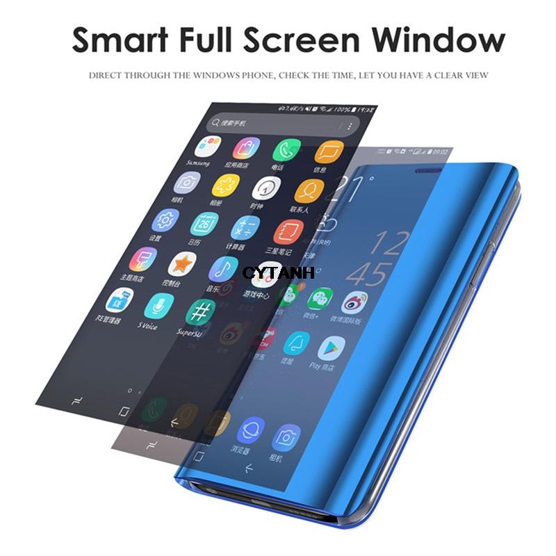 Custodia in Pelle Smart Mirror Flip per Xiaomi Redmi Note 13 Pro 4G Supporto Libro Magnetico Coque Redmy Redme Note13 Non 13 Pro Plus Pro+