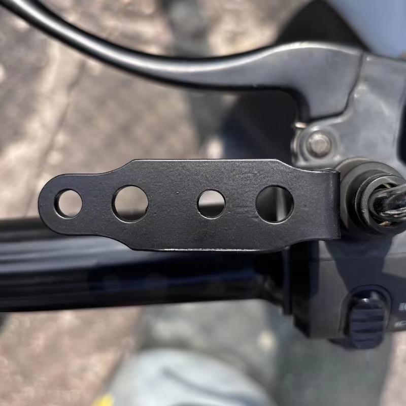 Motorcycle LED Headlight Bracket Rearview Mirror Lamp Spotlight Extension Holder Clamp Motorbike Scooter Accessories