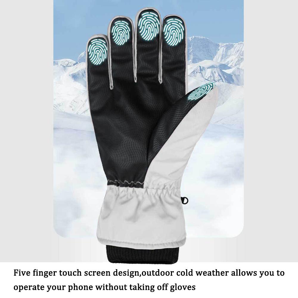 Full Finger Winter Plush Gloves Fleece Riding Gloves High Quality Ski Gloves  Winter Warm