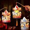 PVC Cartoon Carousel Lantern Handmade Luminous Lanterns Year of the Horse Lantern  New Year