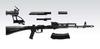 Little Armory LA060 AK74M Typ Plastikmodell