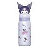 Tazze in Acciaio Inossidabile da 400ml con Cannuccia Disegnata Tazza Termica Sanrio con Cordino Sollevabile Hello Kitty My Melody Borraccia Portatile per Bambini