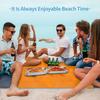 200×210 Waterproof Pocket Beach Blanket Folding Camping Mat Mattress Portable Lightweight Mat Outdoor Picnic Mat Sand Beach Mat