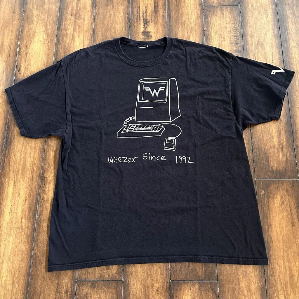 Vintage Top Band T Shirt Since 1992 Computer Band Tee Alt Punk Rock Streetwear Classic Y2k Print Casual Loose T Shirts Unisex