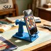 3D Printed Phone Stand Sewing Machine Stand, Vintage Mini Desk Holder for Cell Phone, Accessory Hands-Free Tutorials, Unique Gift Crafters Hand