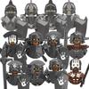 Mittelalter-Herr der Ringe-Actionfiguren: Ork-Kommandant, Halbork-Soldat, Mini-Waffen, Modellbausteine, Spielzeug für Jungen