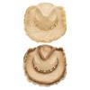 Unique Style Small Shell Decors Hat Cowboy Hat Western Cowboy Hat Unisex