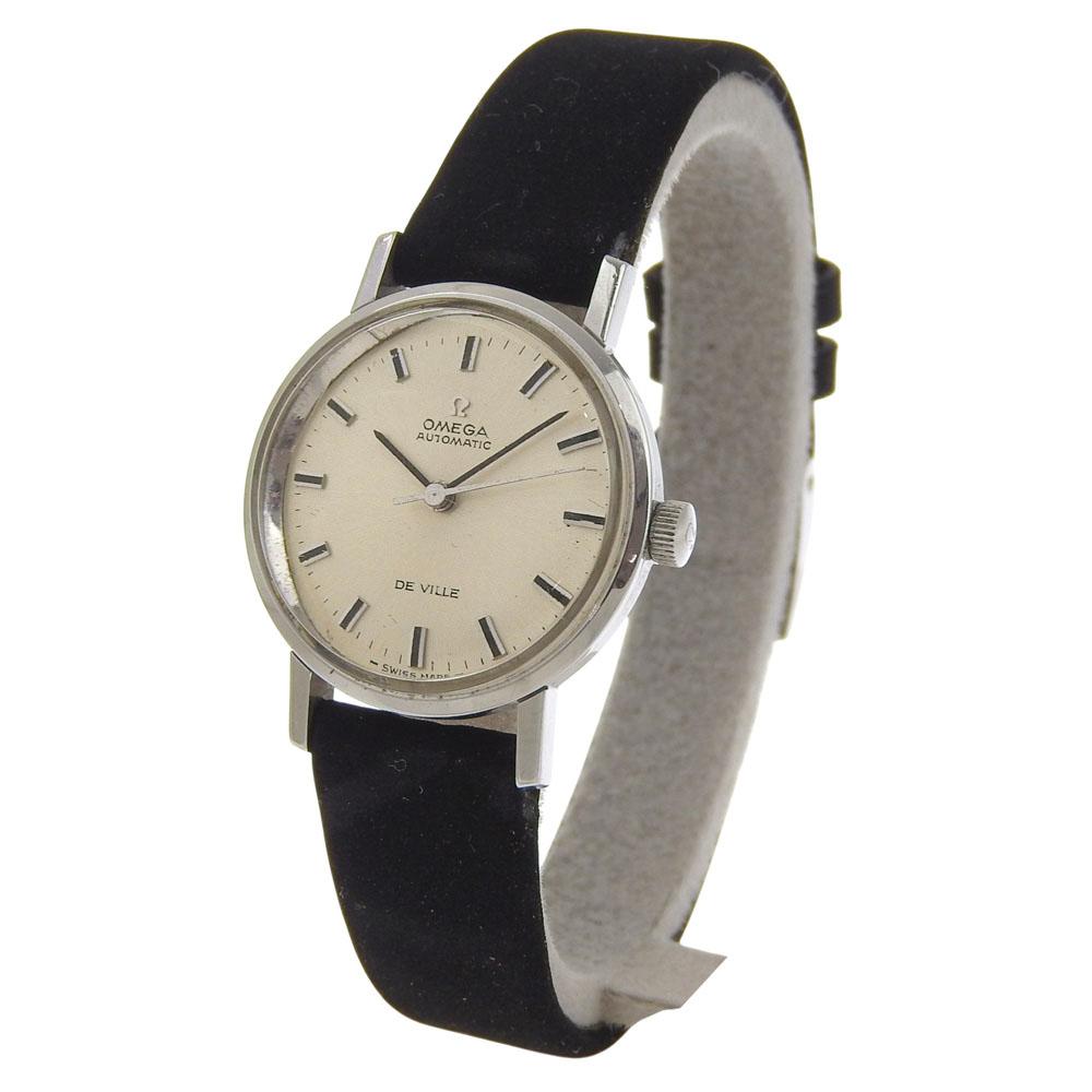 OMEGA De Ville Watches 565.005 De Ville Silver SilverDial Stainless Steel/leather Mechanical Automatic Analog display Women Used