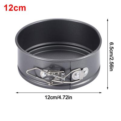 1Pcs Carbon Steel Baking Mould Non Stick with Removable Bottom Cake Baking Pan Leakproof 12/16/20/24/28cm Cake Mould