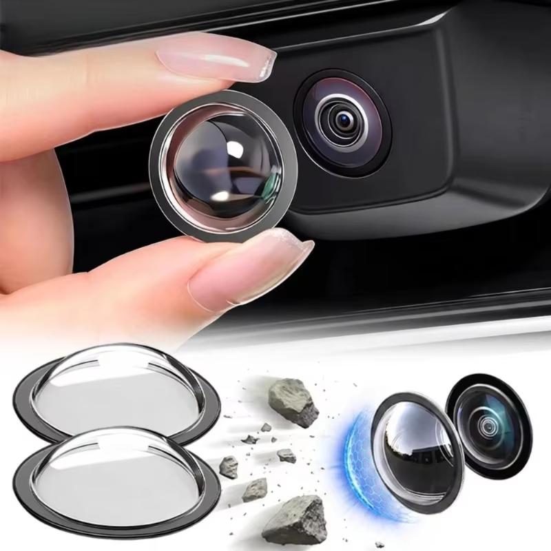 2Pcs 360° Protection Anti-Scratch Waterproof Cover For Vehicle Camera Universal Car Rear View Backup Camera Lens Protectors