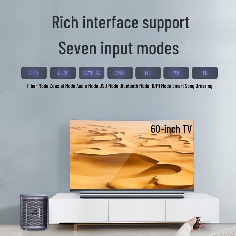 SANSUI DV-93B Home KTV Soundbar System CN Plug (adapter Included)