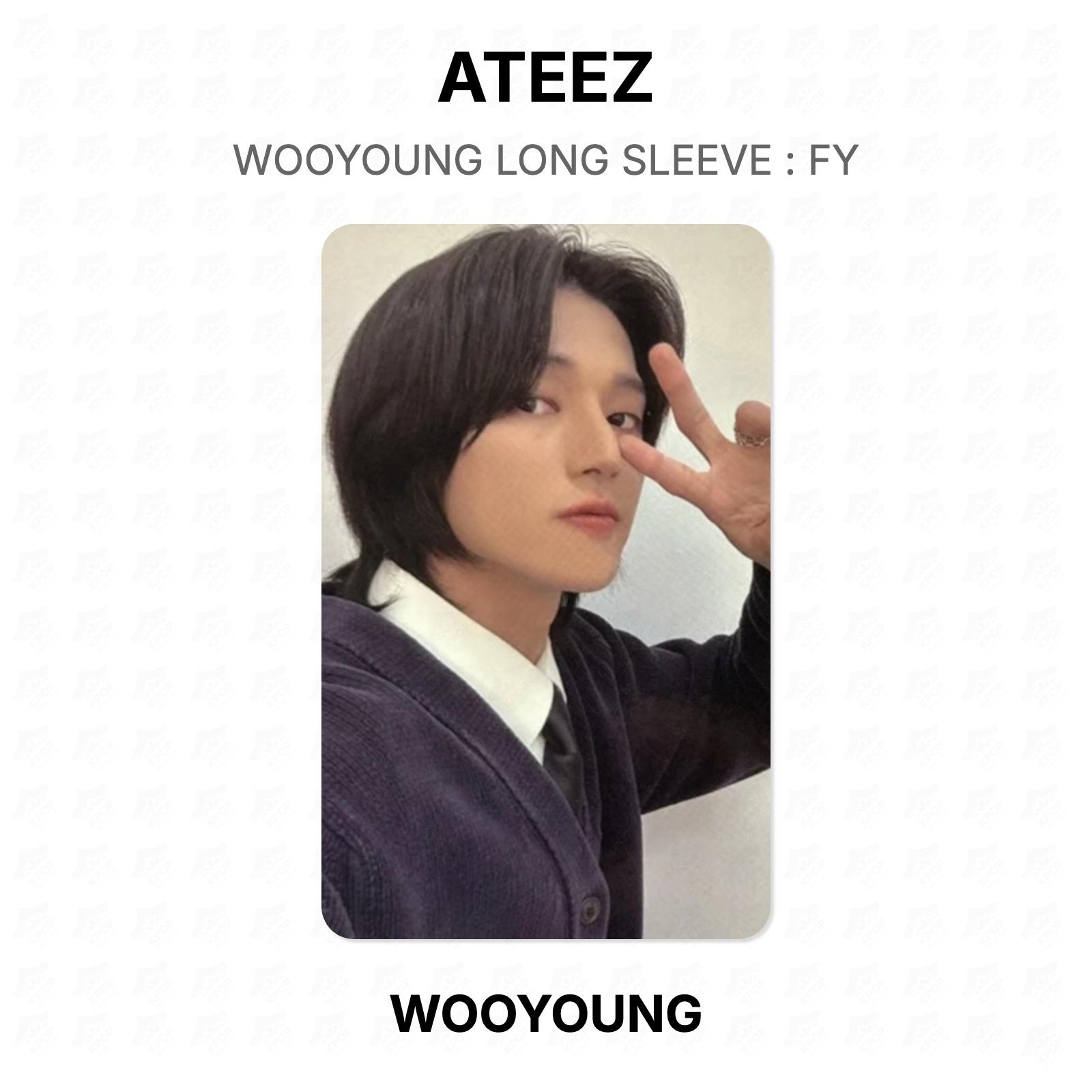 ATEEZ WOOYOUNG LONG SLEEVE : FY Official Photocard WOOYOUNG