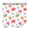 Wallpaper Flowers White, Powder Pink, Coral and Lime 50x1000