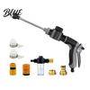 Garden Faucet Pressure Washer Car Cleaning Metal Extension Pole Adjustable Nozzle Patio Professional Tool for Cars Trucks Easy Install