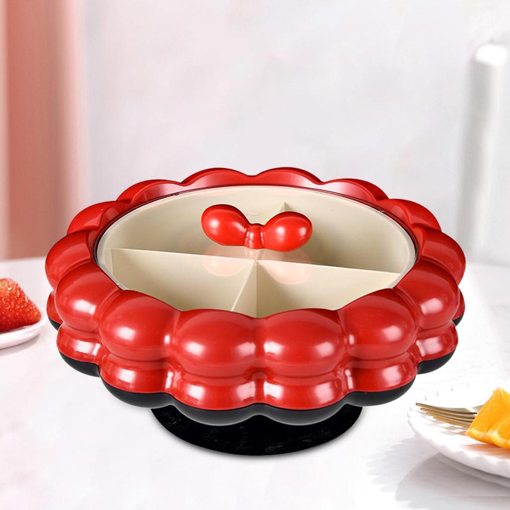 Multi-functional Fruit Tray PET PP Material Food Storage Snack Bowl Centerpiece Tray for Living Room Decoration