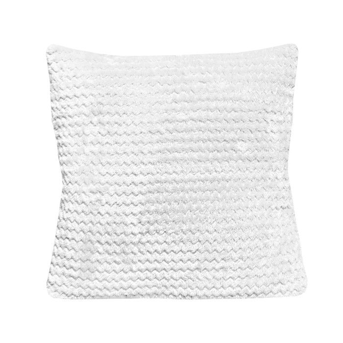 Coussin 45x45 cm COCOONING écru, par Soleil d'Ocre