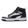 Puma Rebound Mid Shadow Grey Black Unisex Sneakers White 392326-03